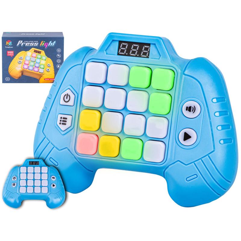 Zabawka Na Pamięć KONTROLER NIEBIESKI Gamepad Edukacyjna gra dla dzieci Pad Konsola Memory 16 klawiszy Zabawka Na Pamięć KONTROLER NIEBIESKI Gamepad Edukacyjna gra dla dzieci Pad Konsola Memory 16 klawiszy
