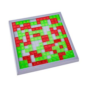 Rodzinna Gra Logiczna Klocki + Podstawka Blokowanie Układanka Z Klockami