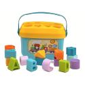 Edukacyjny Sorter Z Klockami Układanka Wiaderko Literki Klocki