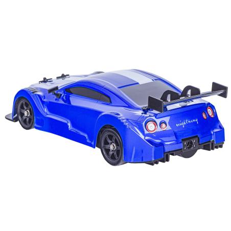 KAROSERIA Do Samochodu Do Driftu Auto Drift 1:16 Niebieski Nissan GTR LED