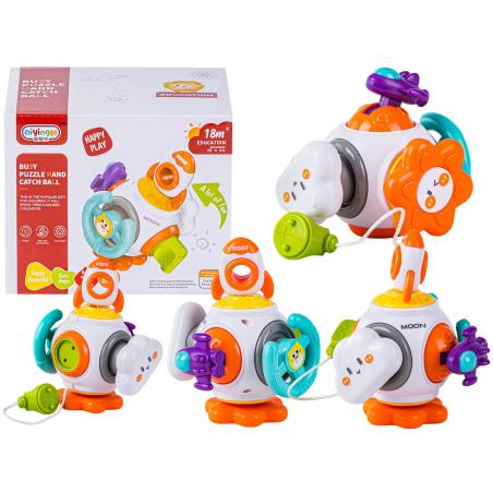 Kostka Sensoryczna Edukacyjna Interaktywna Zabawka Stacja Kosmiczna Rakieta