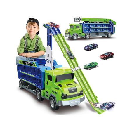 Transporter Z Wyrzutnią Ciężarówka Resoraki Duża Wyrzutnia Dla Aut Samochody Tir Laweta