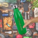 Butelka termiczna Kamai Gio Style, stal nierdzewna, zielona, pojemność 0,5L