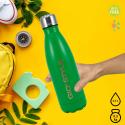 Butelka termiczna Kamai Gio Style, stal nierdzewna, zielona, pojemność 0,5L