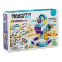 Tor Magnetyczny Zjazd samochodowy Kolejka Zjeżdżalnia Pociąg Klocki Konstrukcyjne 54 el.