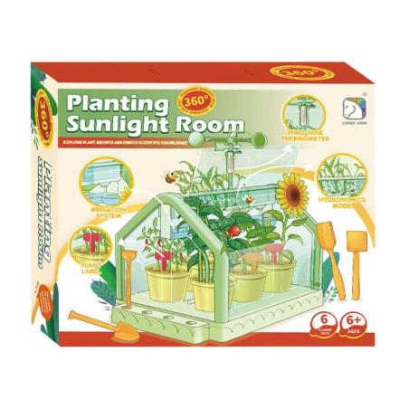 Szklarnia Dla Dzieci Mini Ogród Ogródek Plantacja + Akcesoria