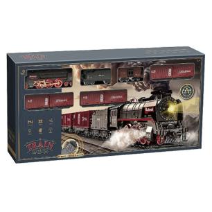 Kolejka R/C Elektryczna Lokomotywa Pociąg Towarowy Para Duży Zestaw Zdalnie Sterowana Akumulator