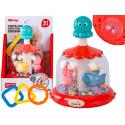 Bączek Kolorowa Karuzela Z Kulkami Ośmiornica Zwierzęta Morskie + Obręcze