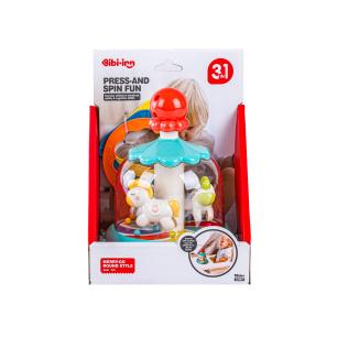 Bączek Kolorowa Karuzela Z Kulkami Ośmiornica Koniki Kucyki + Obręcze