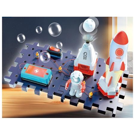 Zestaw doświadczalny Do Eksperymentów Naukowych Rakieta Kosmiczna Lewitująca Piłka Kosmonauta Eksperyment Obwód Elektronicz