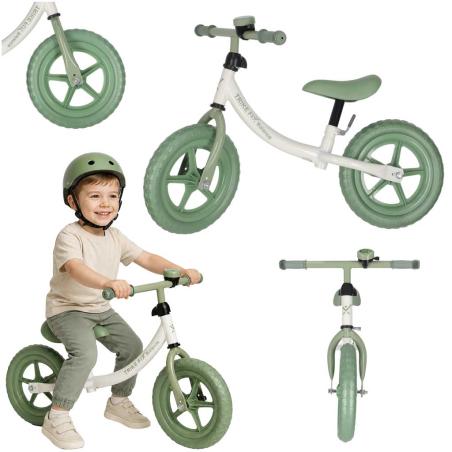 Rowerek biegowy Trike Fix Balance z dzwonkiem zielony