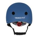 Kask rowerowy dla dziecka Trike Fix dziecięcy regulowany LED M 55-58cm granatowy