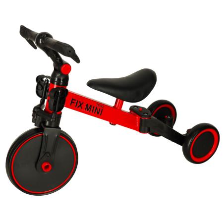 Rowerek biegowy Trike Fix Mini rower wielofunkcyjny 3w1 czerwony