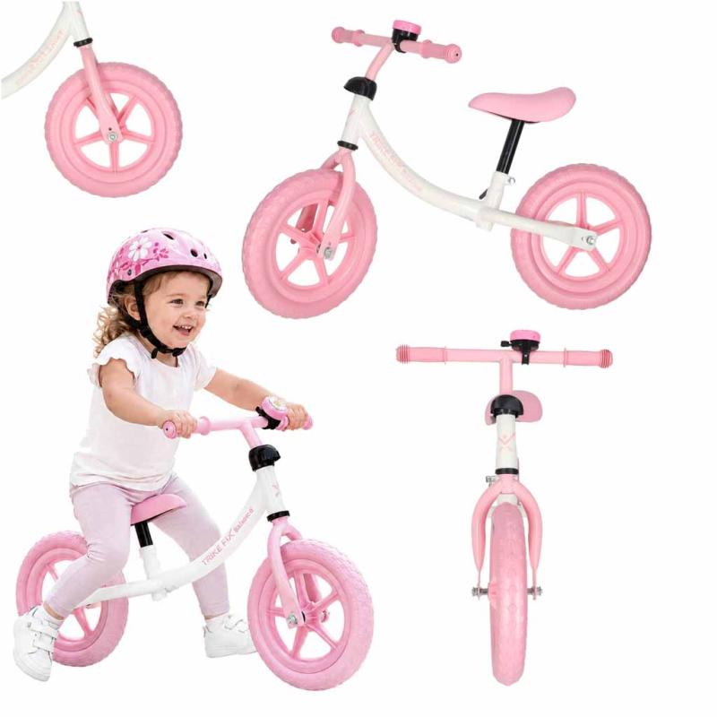 Rowerek biegowy Trike Fix Balance z dzwonkiem różowy Rowerek biegowy Trike Fix Balance z dzwonkiem różowy
