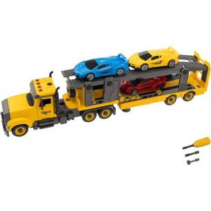 Ciężarówka do rozkręcania i skręcania Laweta Transporter + Samochody Auta