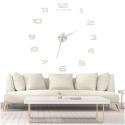 Zegar ścienny naklejany na ścianę 3D lustrzany DIY duży nowoczesny 80-120cm XL