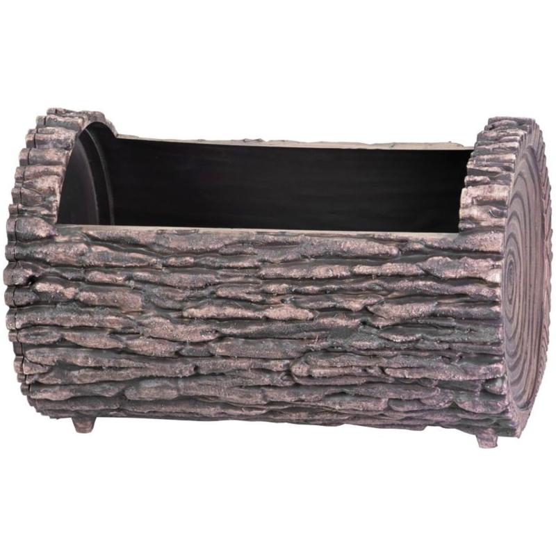 Doniczka skrzynka okienna orzech, plastikowa, owalna, efekt drewna, UV-stabilna, do ogrodu i balkonu, 22x35 cm, 7,5 l Doniczka skrzynka okienna orzech, plastikowa, owalna, efekt drewna, UV-stabilna, do ogrodu i balkonu, 22x35 cm, 7,5 l