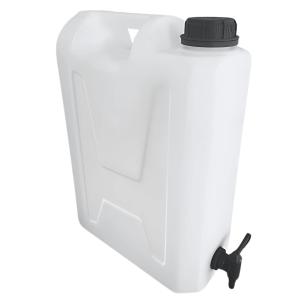 Kanister na wodę pitną z dolnym kranikiem, tworzywo HDPE, 12L