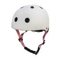 Kask rowerowy dla dziecka Trike Fix dziecięcy regulowany LED S 48-54cm biały