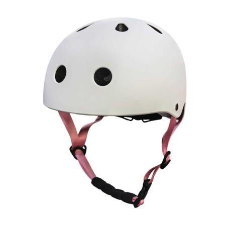 Kask rowerowy dla dziecka Trike Fix dziecięcy regulowany LED S 48-54cm biały