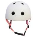 Kask rowerowy dla dziecka Trike Fix dziecięcy regulowany LED S 48-54cm biały