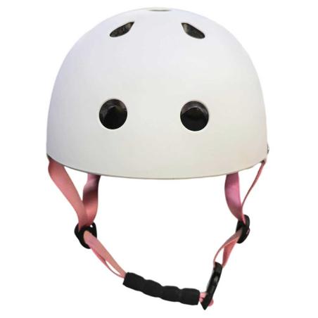 Kask rowerowy dla dziecka Trike Fix dziecięcy regulowany LED S 48-54cm biały