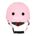 Kask rowerowy dla dziecka Trike Fix dziecięcy regulowany LED S 48-54cm różowy