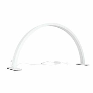 Lampa kosmetyczna LED bezcieniowa biurkowa do manicure paznokci łuk biała