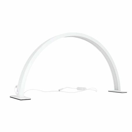 Lampa kosmetyczna LED bezcieniowa biurkowa do manicure paznokci łuk biała