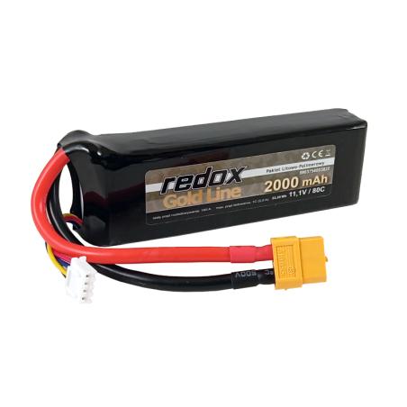Akumulator Redox Gold Line 2000 mAh 11,1 80C XT-60 - pakiet LiPo