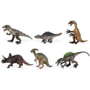Figurki Dinozaurów Zestaw 6 Figurek DINOZAUR Dinozaury T-rex Tyranozaur