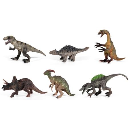 Figurki Dinozaurów Zestaw 6 Figurek DINOZAUR Dinozaury T-rex Tyranozaur