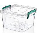 Pojemnik plastikowy 1,2L KWADRAT MULTI BOX z pokrywką
