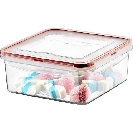Pojemnik plastikowy 2,3L KWADRAT SAVER BOX z pokrywką