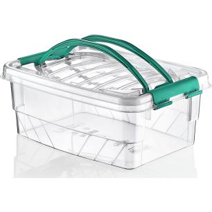 Pojemnik plastikowy 5,0L PROSTOKĄT MULTI BOX z pokrywką i uchwytem