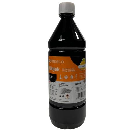 Paliwo olej do lamp, pochodni i świec 1,0L CYTRYNOWY