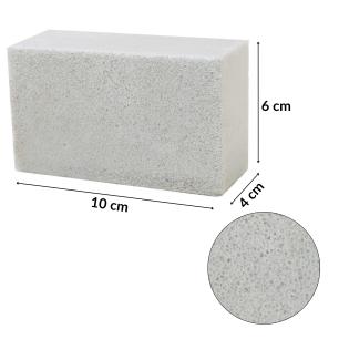 Kamień czyszczący do grilla, do rusztu i kratki, 10x6x4 cm