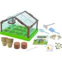 Szklarnia Dla Dzieci Mini Ogród Ogródek Plantacja + Akcesoria NIEBIESKA
