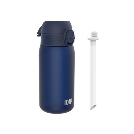 ION8 Butelka na wodę ze słomką dla dzieci BPA Free 350ml Granatowy Navy