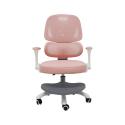 Krzesło do biurka dla dziecka fotel ergonomiczny obrotowy regulowany różowy