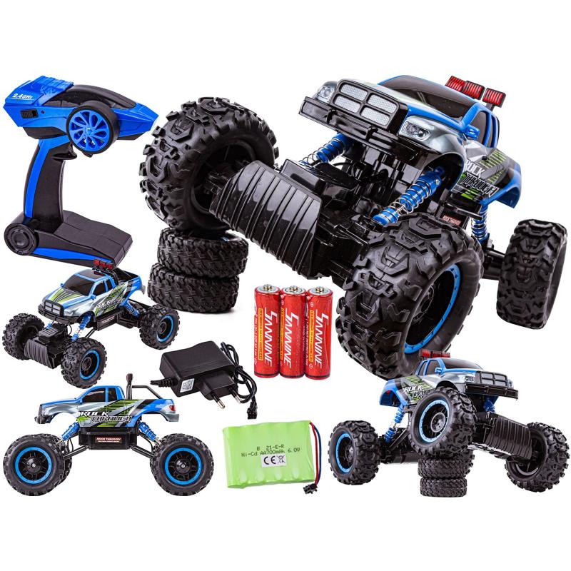 Samochód Auto Rock Crawler 1:14 2.4GHz 4WD Niebieski Samochód Auto Rock Crawler 1:14 2.4GHz 4WD Niebieski