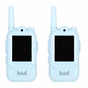 Walkie talkie krótkofalówki dla dzieci kamera funkcja wideo niebieskie