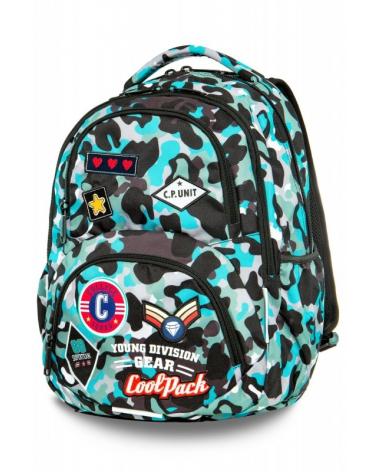 Coolpack Cp Plecak Camo Blue Badges Dart Xl PATIO Plecaki i tornistry 15122-CEK 1