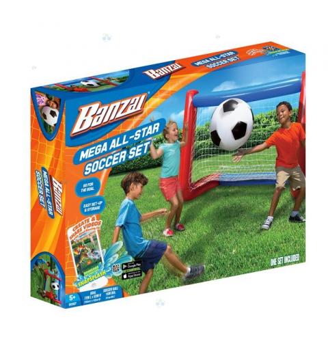 Banzai Mega All-star Zestaw Do Gry W Piłkę Nożną BANZAI Pozostałe zabawki ogrodowe 10689-CEK 1