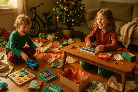 Świąteczny prezentownik dla dzieci 2025 – zabawki, które naprawdę się sprawdzą